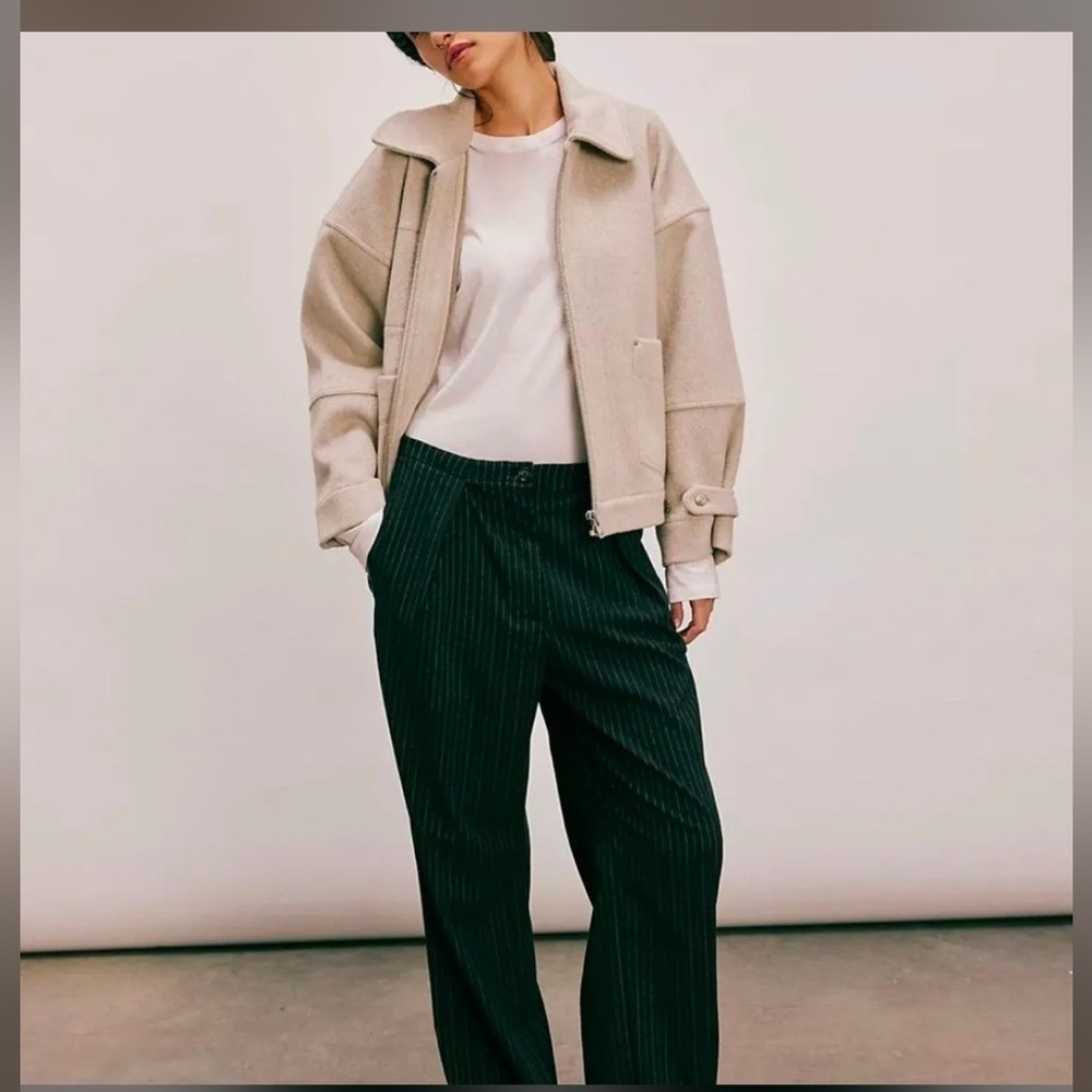 Free people Tyler trousers in black size medium nwot